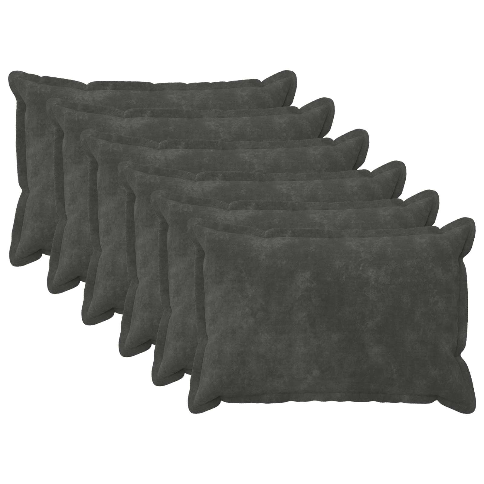 916186_1.jpg vidaXL Poťah na podložku 6 pcs HOUTEN Antracitová 30 x 50 cm – Obrázok 1