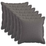 vidaXL Poťah na podložku 6 pcs HOUTEN Svetlosivá 35 x 35 cm