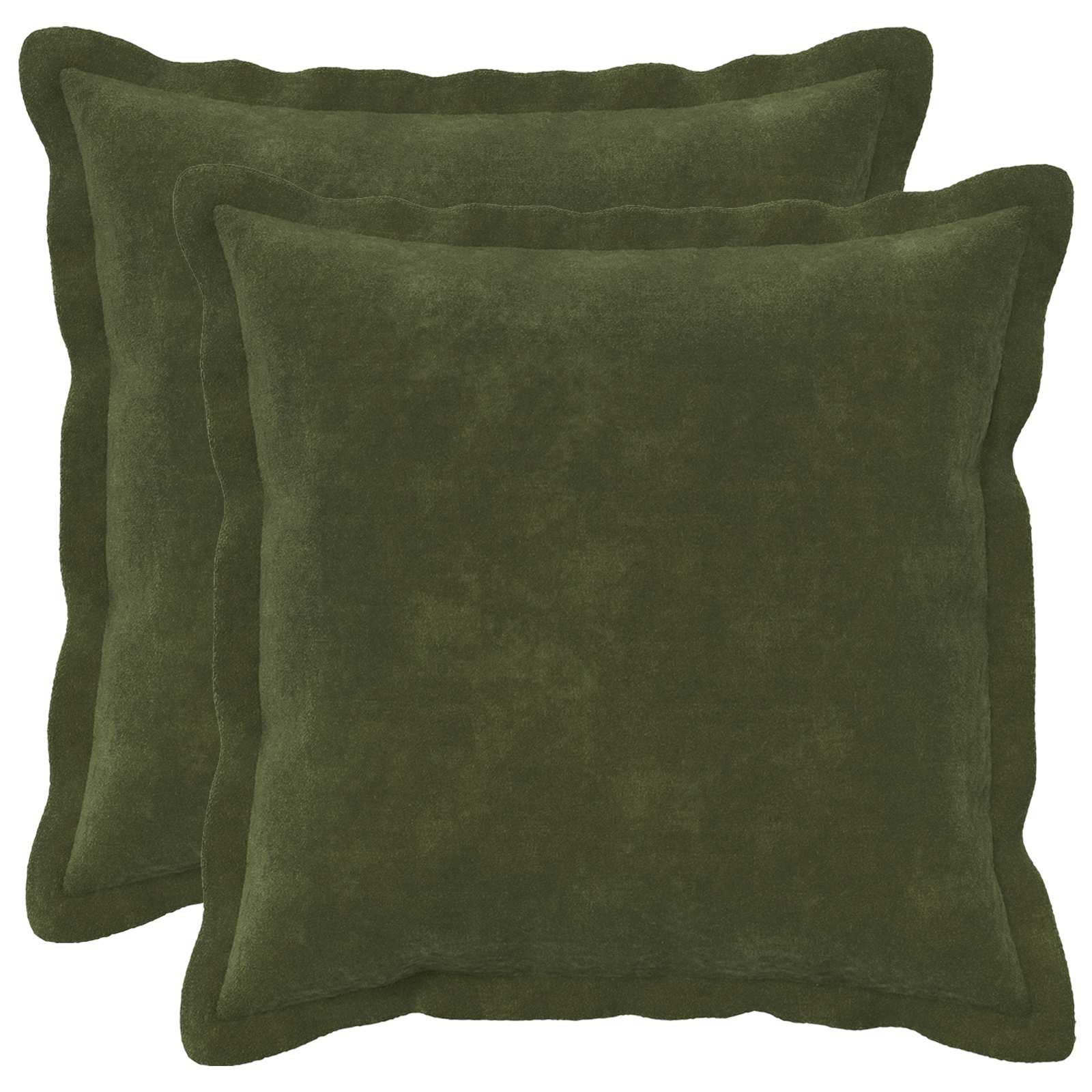 916499_1.jpg vidaXL Poťah na podložku 2 pcs HOUTEN Zelená 35 x 35 cm – Obrázok 1