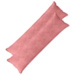 vidaXL Poťah na podložku 2 ks HOUTEN Ružová 40 x 145 cm Zamat – Obrázok 2