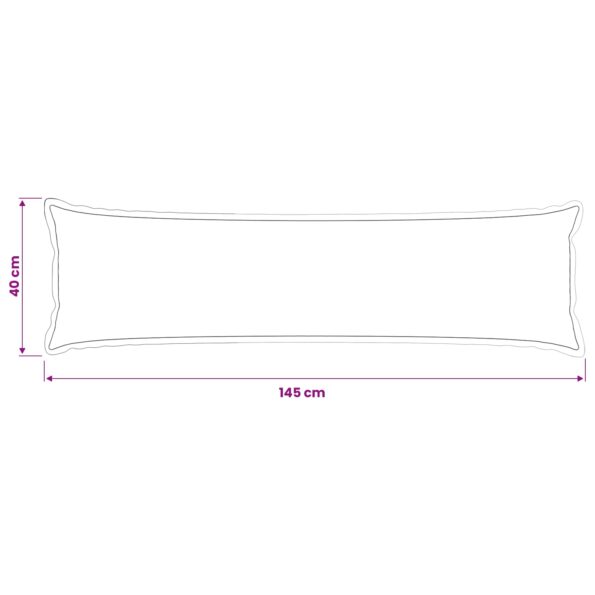 vidaXL Poťah na podložku 2 ks HOUTEN Ružová 40 x 145 cm Zamat – Obrázok 9