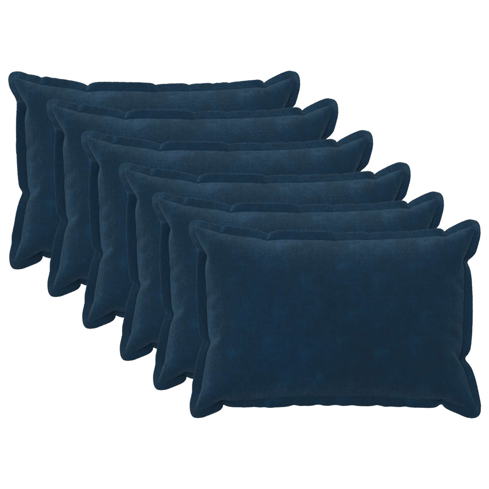 917575_1.jpg vidaXL Poťah na podložku 6 pcs HOUTEN Modrá 40 x 60 cm – Obrázok 1