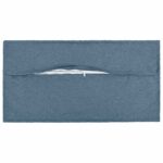 vidaXL Poťah na podložku 2 pcs HOUTEN Modrá džínovina 40 x 70 cm – Obrázok 3