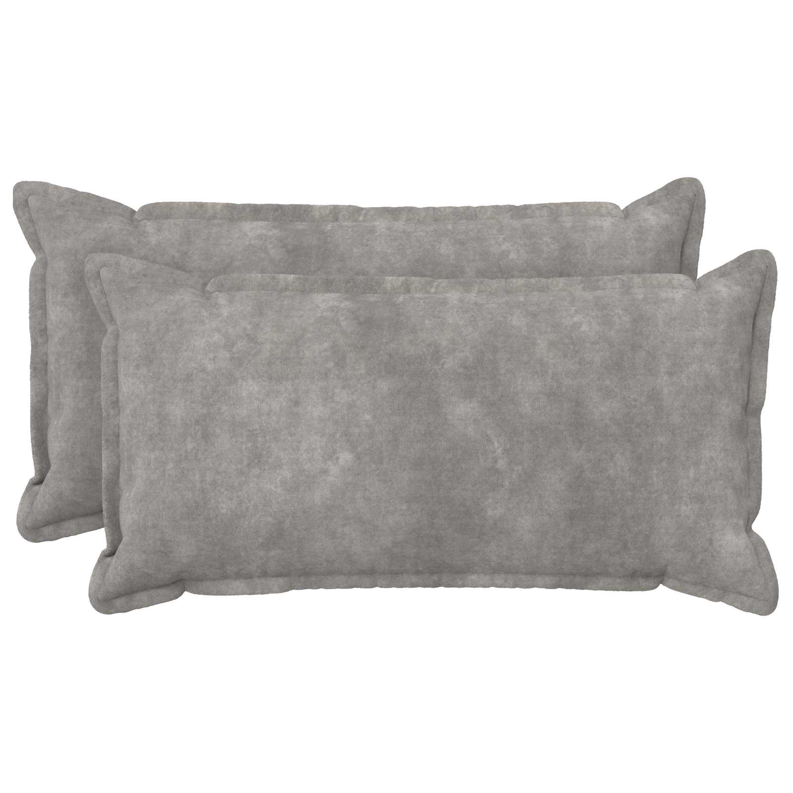 917882_1.jpg vidaXL Poťah na podložku 2 pcs HOUTEN Svetlosivá 40 x 70 cm – Obrázok 1
