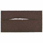 vidaXL Poťah na podložku 12 pcs HOUTEN Sivohnedá 40 x 80 cm – Obrázok 3