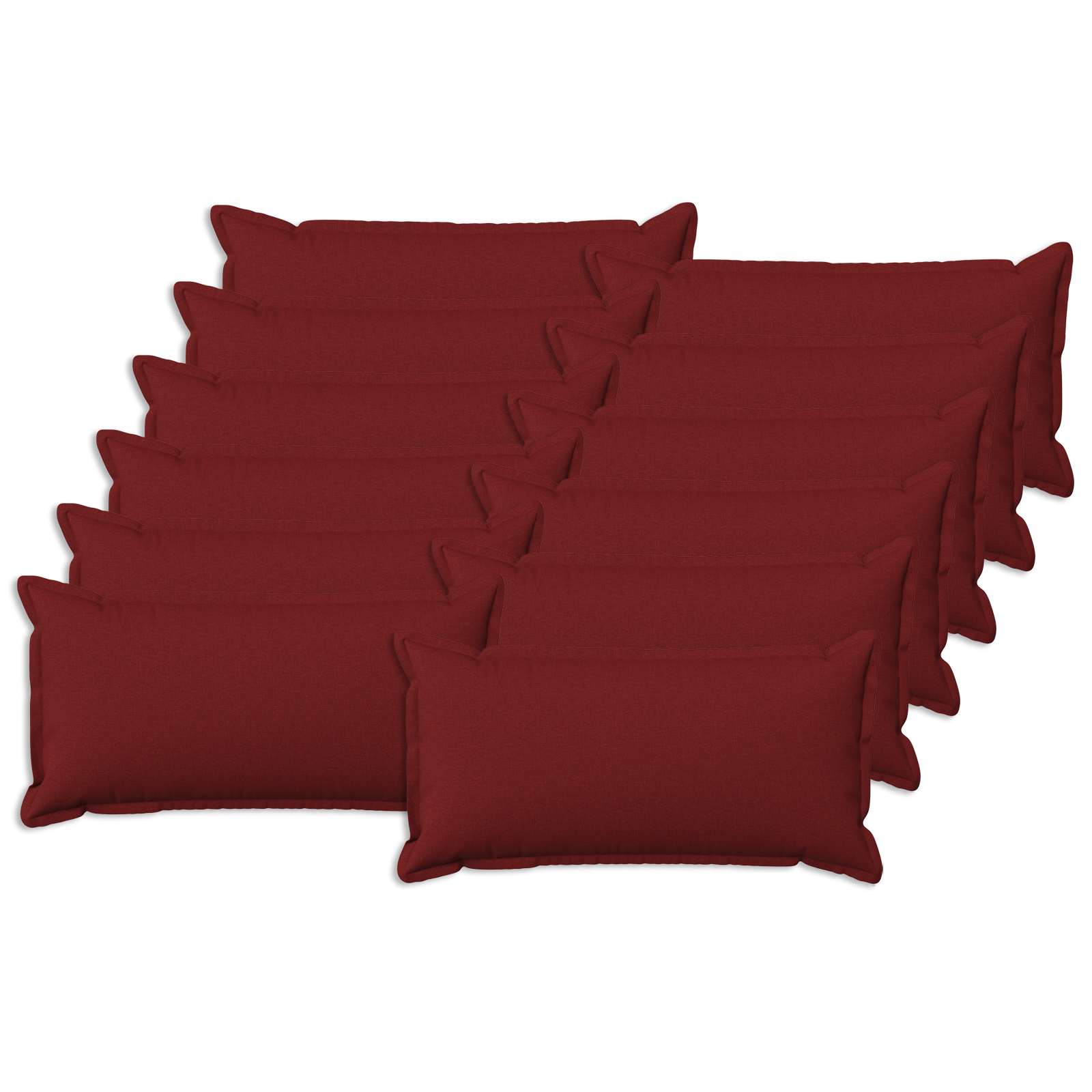 918051_1.jpg vidaXL Poťah na podložku 12 pcs HOUTEN Víno červené 40 x 80 cm – Obrázok 1