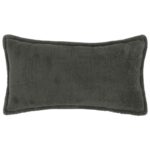vidaXL Poťah na podložku 12 ks HOUTEN Tmavosivá 40 x 80 cm Bouclé – Obrázok 2