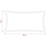 vidaXL Poťah na podložku 12 ks HOUTEN Tmavosivá 40 x 80 cm Bouclé – Obrázok 8