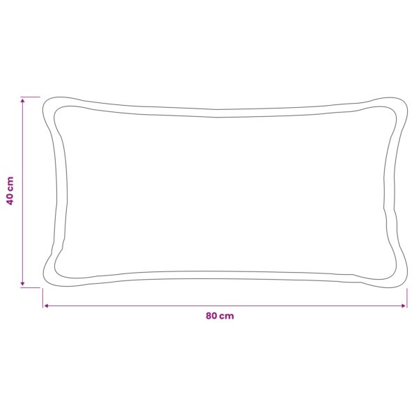 vidaXL Poťah na podložku 12 ks HOUTEN Tmavosivá 40 x 80 cm Bouclé – Obrázok 8