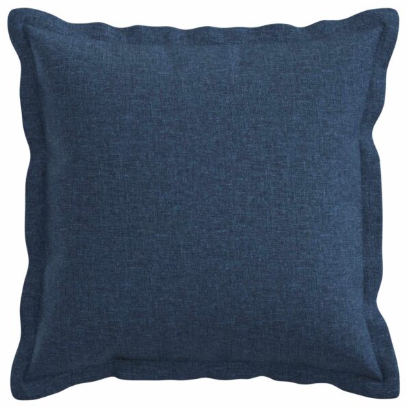 vidaXL Poťah na podložku 2 pcs HOUTEN Modrá 45 x 45 cm Falošný ľan – Obrázok 2