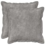 vidaXL Poťah na podložku 2 pcs HOUTEN Svetlosivá 45 x 45 cm