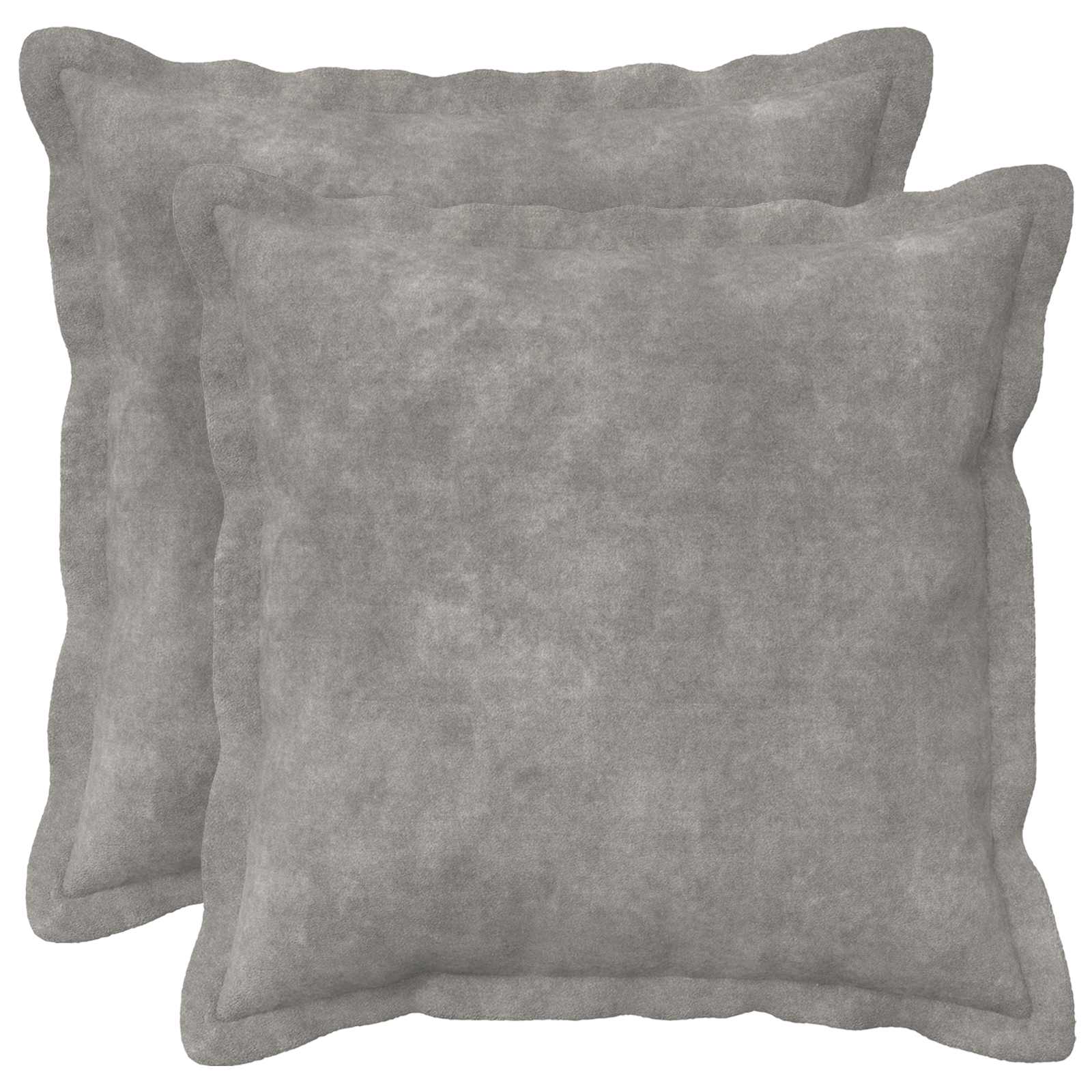 918727_1.jpg vidaXL Poťah na podložku 2 pcs HOUTEN Svetlosivá 45 x 45 cm – Obrázok 1