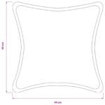 vidaXL Poťah na podložku 2 pcs HOUTEN Tmavosivá 45 x 45 cm Bouclé – Obrázok 8