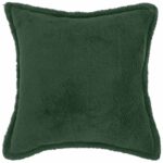 vidaXL Poťah na podložku 6 pcs HOUTEN Tmavozelená 50 x 50 cm Bouclé – Obrázok 2