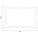 vidaXL Poťah na podložku 6 pcs HOUTEN Tmavozelená 50 x 80 cm Bouclé – Obrázok 8