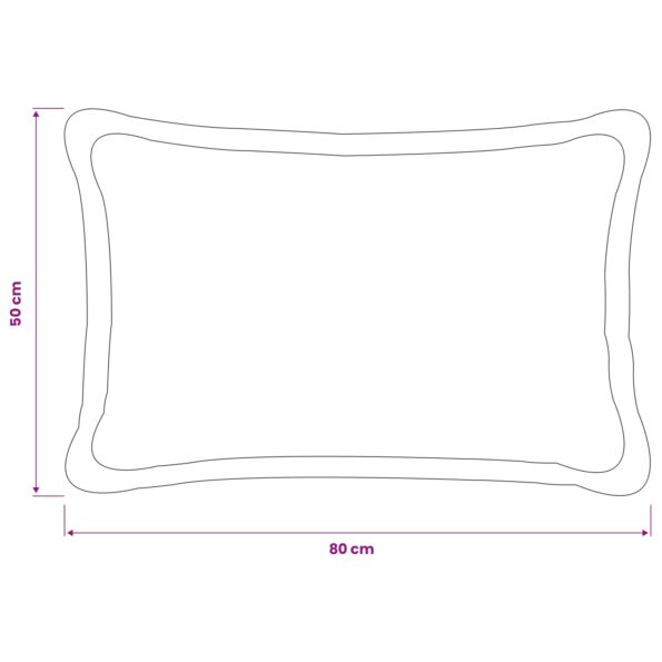 vidaXL Poťah na podložku 6 pcs HOUTEN Tmavozelená 50 x 80 cm Bouclé – Obrázok 8