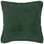 vidaXL Poťah na podložku 6 pcs HOUTEN Tmavozelená 60 x 60 cm Bouclé – Obrázok 2