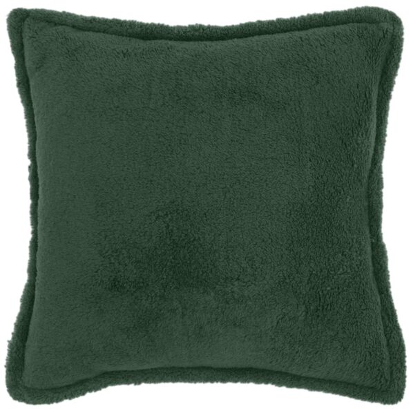vidaXL Poťah na podložku 6 pcs HOUTEN Tmavozelená 60 x 60 cm Bouclé – Obrázok 2