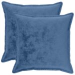vidaXL Poťah na podložku 2 pcs HOUTEN Svetlomodrá 60 x 60 cm Flanel