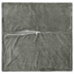 vidaXL Poťah na podložku 2 pcs HOUTEN Tmavosivá 65 x 65 cm Flanel – Obrázok 3