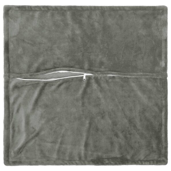 vidaXL Poťah na podložku 6 pcs HOUTEN Tmavosivá 65 x 65 cm Flanel – Obrázok 3
