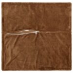 vidaXL Poťah na podložku 6 pcs HOUTEN Svetlohnedá 70 x 70 cm Flanel – Obrázok 3