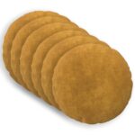 vidaXL Poťah na podložku 6 pcs HEERLEN Žltá Ø 60 cm Mikrovlákno fleece