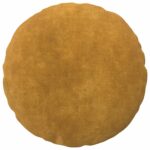 vidaXL Poťah na podložku 6 pcs HEERLEN Žltá Ø 60 cm Mikrovlákno fleece – Obrázok 2
