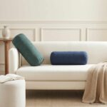vidaXL Poťah na podložku 2 pcs HEERLEN Morsky modrá Ø 15 x 40 cm