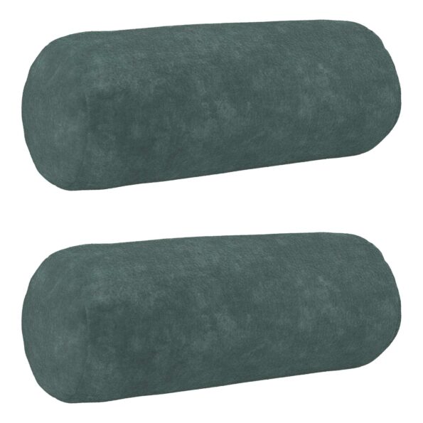 vidaXL Poťah na podložku 2 pcs HEERLEN Morsky modrá Ø 15 x 40 cm – Obrázok 2