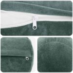 vidaXL Poťah na podložku 2 pcs HEERLEN Morsky modrá Ø 15 x 40 cm – Obrázok 6