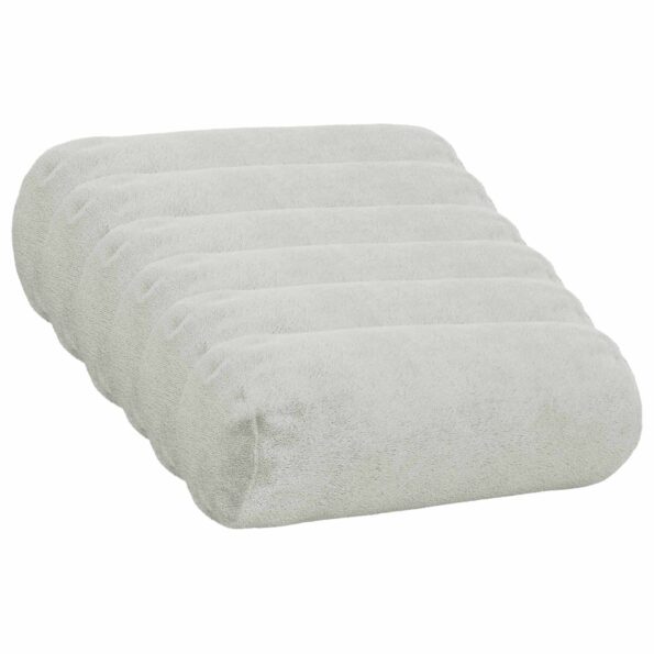 vidaXL Poťah na podložku 6 ks HEERLEN Svetlosivá Priem. 15 x 40 cm – Obrázok 2