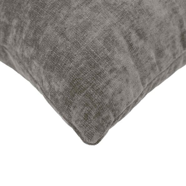 vidaXL Podložka 2 ks HEERLEN Tmavosivá 40 x 40 cm Čenilová tkanina – Obrázok 5