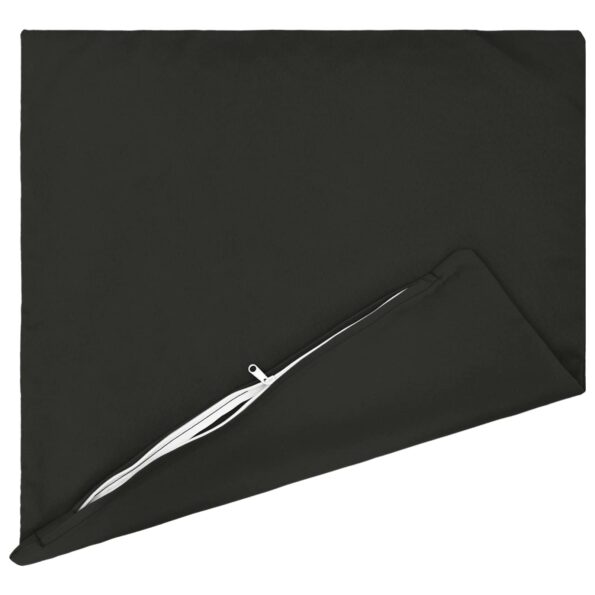 vidaXL Podložka s vankúšom HEERLEN 6 ks Čierna Polyester – Obrázok 4