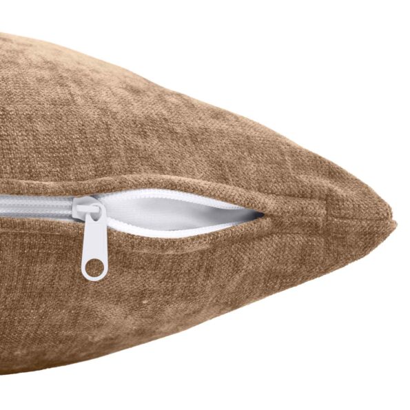 vidaXL Dekoračný vankúš 12 ks HEERLEN Hnedá 40 x 80 cm – Obrázok 6