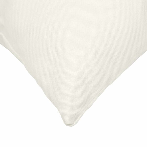 vidaXL Podložka s vankúšom HEERLEN Biela 40 x 145 cm Látka – Obrázok 5
