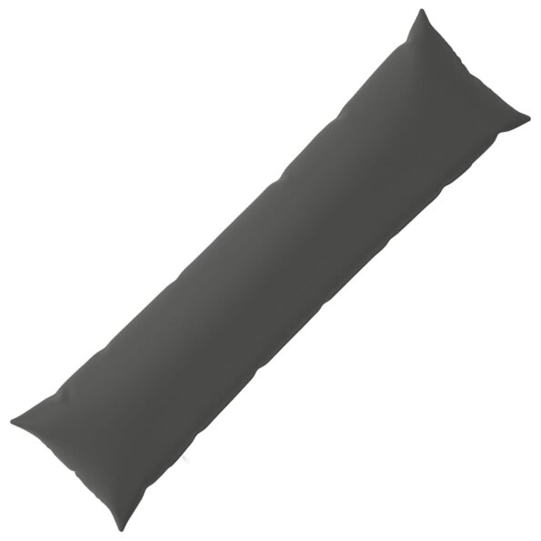 vidaXL Podložka s vankúšom HEERLEN Antracitová 40 x 145 cm Polyester – Obrázok 2
