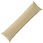 vidaXL Podložka s vankúšom HEERLEN Béžová 40 x 145 cm Polyester – Obrázok 2