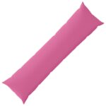 vidaXL Podložka s vankúšom HEERLEN Ružová 40 x 145 cm Polyester – Obrázok 2