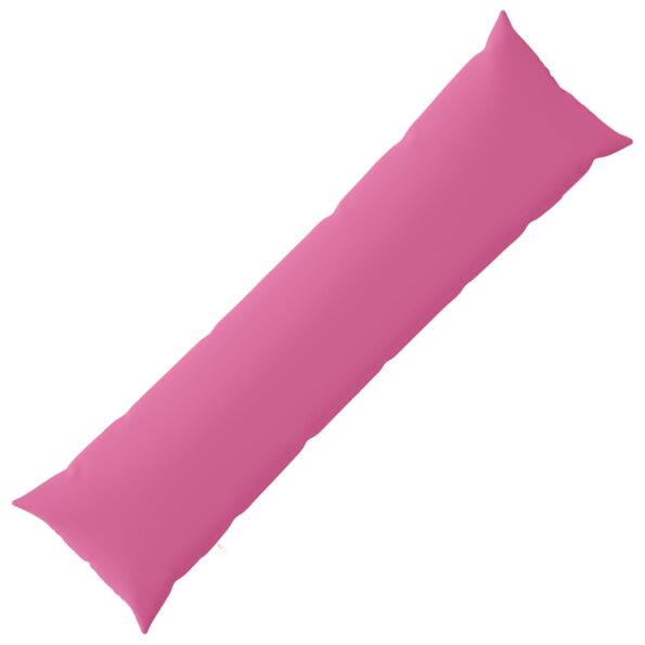 vidaXL Podložka s vankúšom HEERLEN Ružová 40 x 145 cm Polyester – Obrázok 2