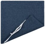 vidaXL Podložka s vankúšom HEERLEN 12 ks Modrá Látka – Obrázok 3