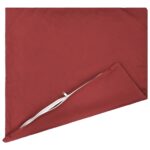 vidaXL Podložka s vankúšom HEERLEN 12 ks Víno červené Polyester – Obrázok 4