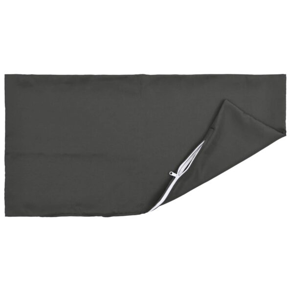 vidaXL Podložka s vankúšom HEERLEN 2 ks Antracitová Polyester – Obrázok 4
