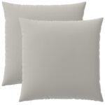 vidaXL Podložka s vankúšom HEERLEN 2 ks Sivá Polyester – Obrázok 2