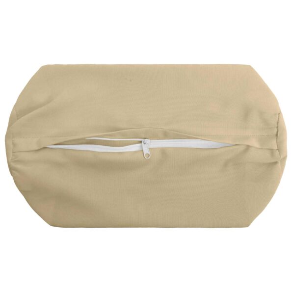 vidaXL Podložka 2 ks HEERLEN Béžová Ø 15 x 40 cm Polyester – Obrázok 6