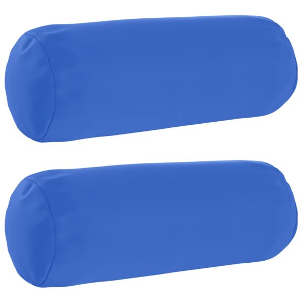 vidaXL Podložka 2 ks HEERLEN Královská modrá Ø 15 x 40 cm Polyester – Obrázok 2