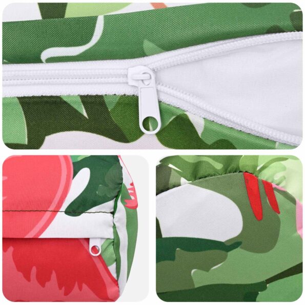 vidaXL Podložka 2 ks HEERLEN Viacfarebný Ø 15 x 40 cm Polyester – Obrázok 7