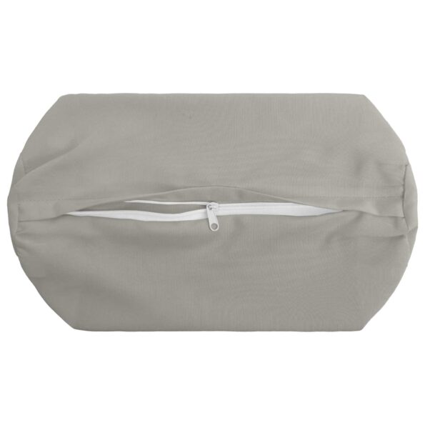 vidaXL Podložka 2 ks HEERLEN Sivá Ø 15 x 40 cm Polyester – Obrázok 6
