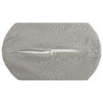 vidaXL Podložka 6 ks HEERLEN Sivá Ø 15 x 40 cm Polyester – Obrázok 6