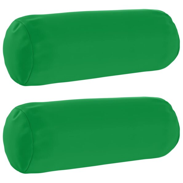 vidaXL Podložka 2 ks HEERLEN Zelená Ø 15 x 40 cm Polyester – Obrázok 2
